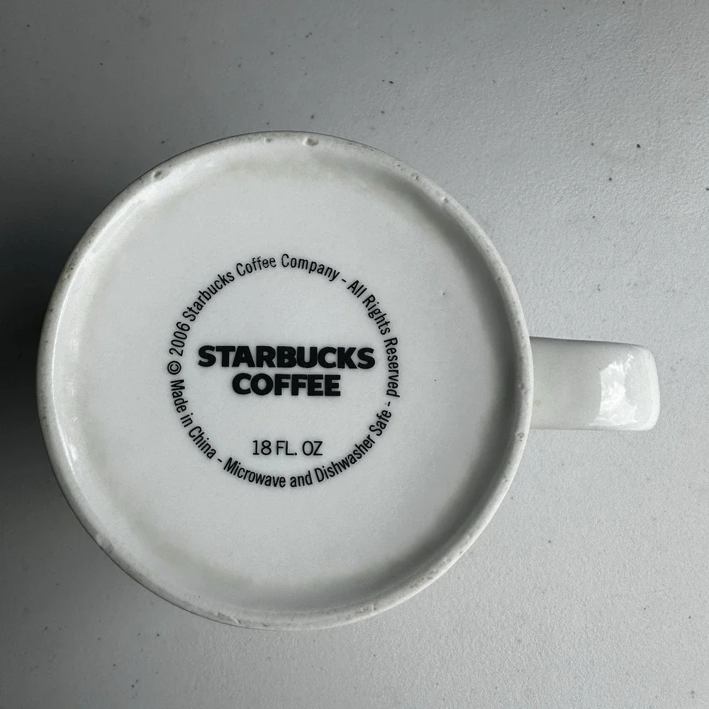 Vintage 2006 Starbucks AUSTIN Capital of the Lone Star State 18 oz. Coffee Mug